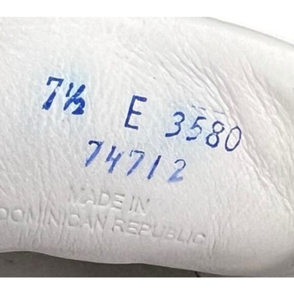 ***SOLD*** Mens Allen Edmonds Courtside Signature Leather Sneaker Size 7.5 White - Picture 6 of 6